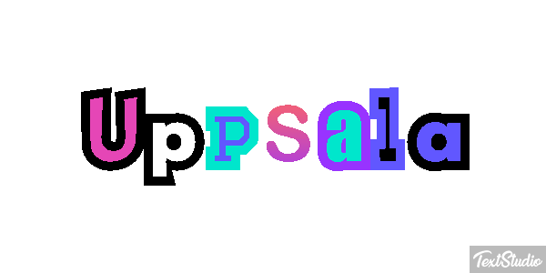 Uppsala Efecto de texto