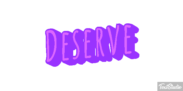 Deserve Текстовый эффект