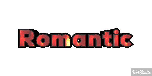Romantic Text effect