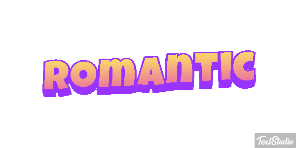 Romantic Text effect