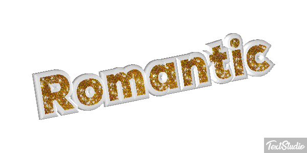 Romantic Text effect