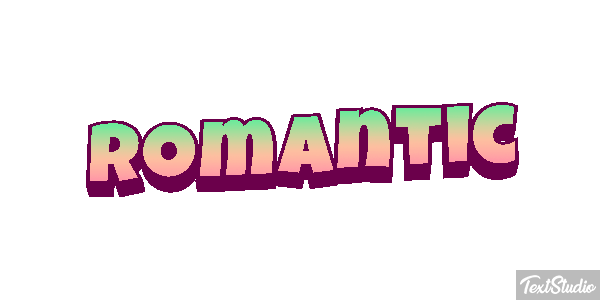 Romantic Text effect