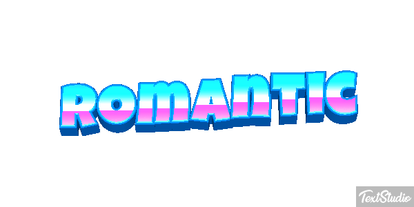 Romantic Text effect