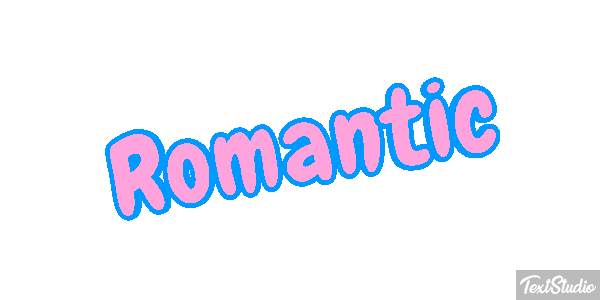 Romantic Text effect