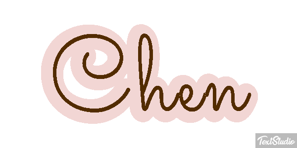 Chen Text effect