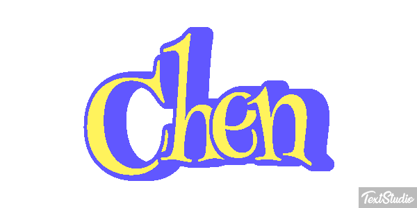 Chen Text effect