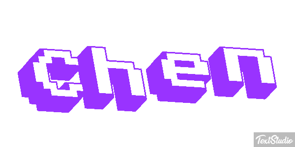 Chen Text effect