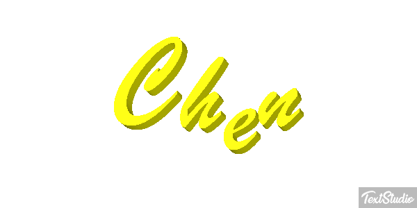 Chen Text effect