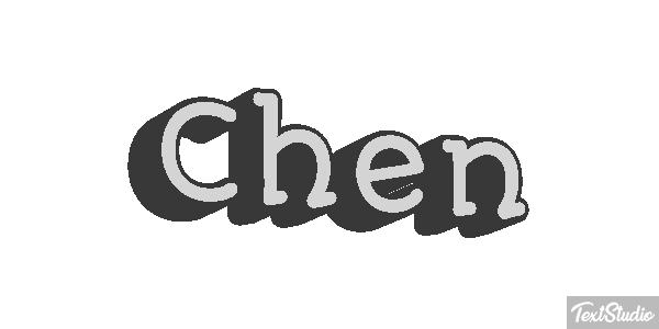 Chen Text effect