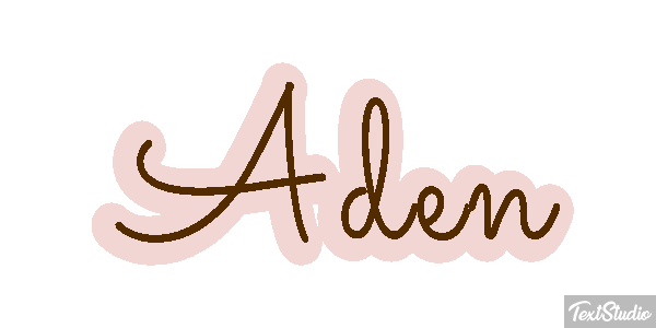 Aden Text effect