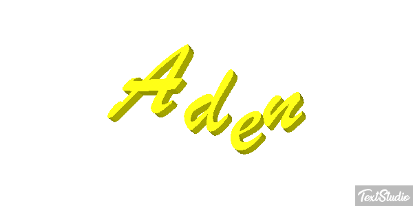 Aden Text effect