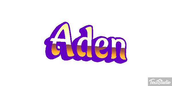 Aden Text effect
