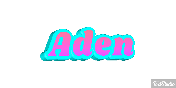 Aden Text effect