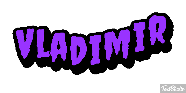 Vladimir Текстовый эффект