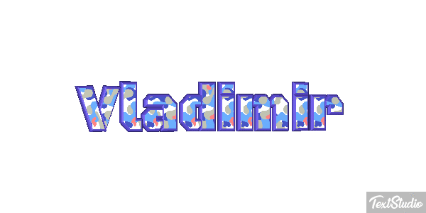 Vladimir Текстовый эффект