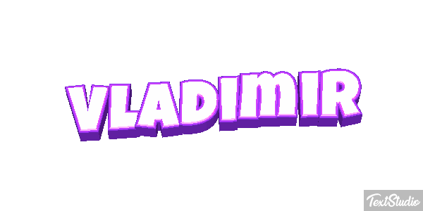 Vladimir Текстовый эффект