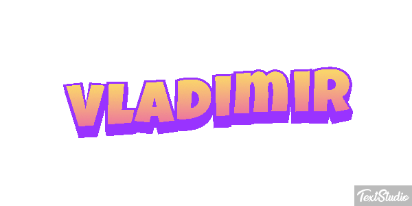Vladimir Текстовый эффект