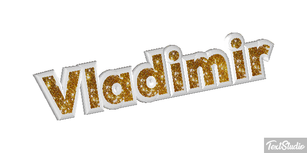 Vladimir Текстовый эффект
