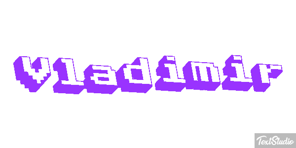 Vladimir Текстовый эффект