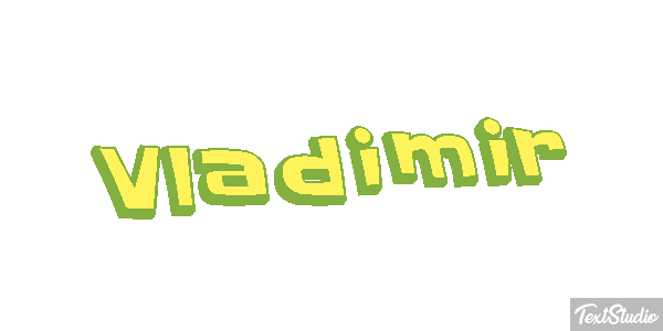Vladimir Текстовый эффект