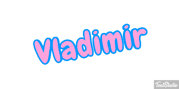 Vladimir Текстовый эффект