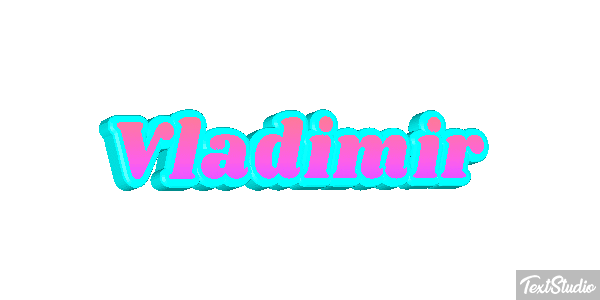 Vladimir Текстовый эффект
