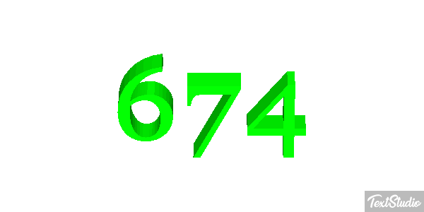 674 Efekt tekstowy