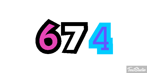 674 Efekt tekstowy