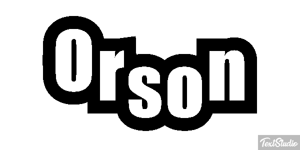 Orson Tekst effect