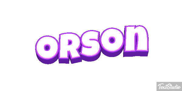 Orson Tekst effect
