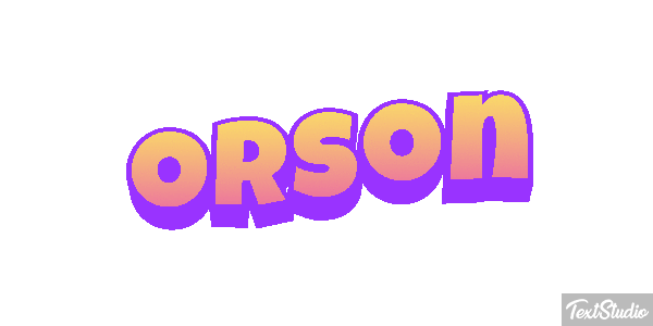 Orson Tekst effect