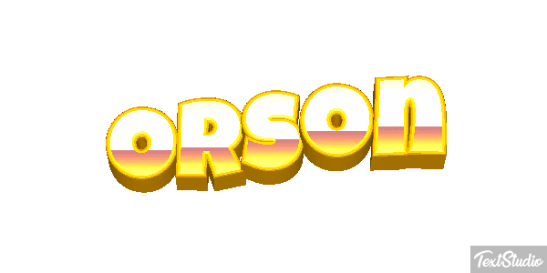 Orson Tekst effect