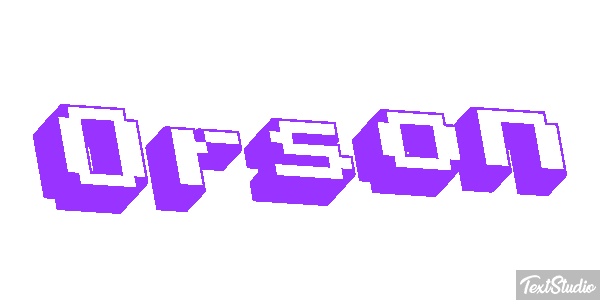 Orson Tekst effect