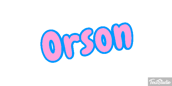 Orson Tekst effect