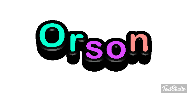 Orson Tekst effect