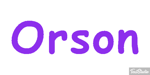 Orson Tekst effect
