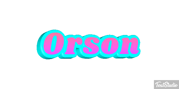 Orson Tekst effect