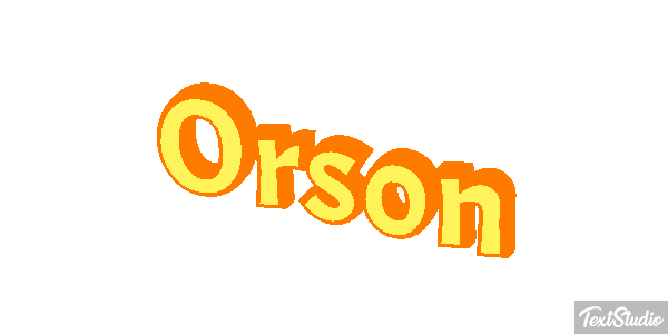 Orson Tekst effect