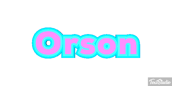 Orson Tekst effect