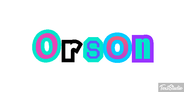 Orson Tekst effect
