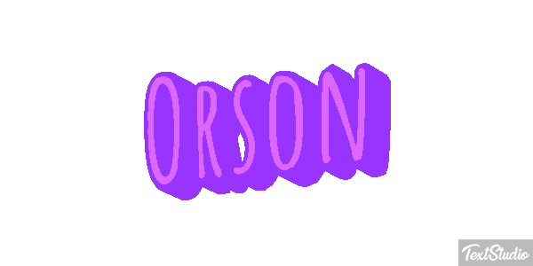 Orson Tekst effect