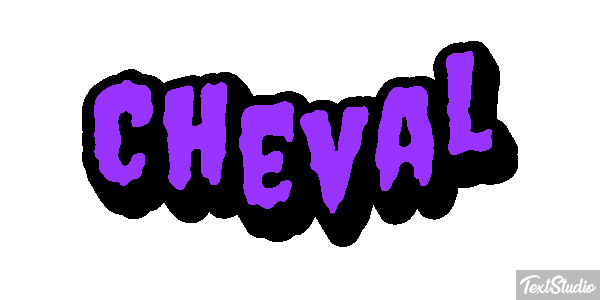 Cheval Effet de texte