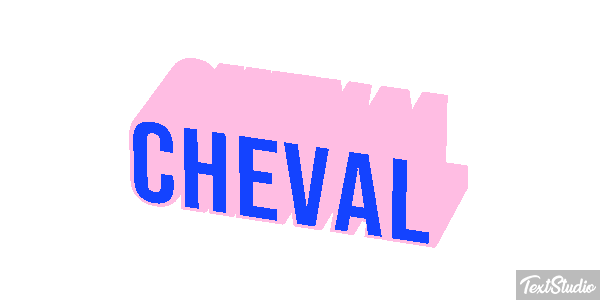 Cheval Effet de texte