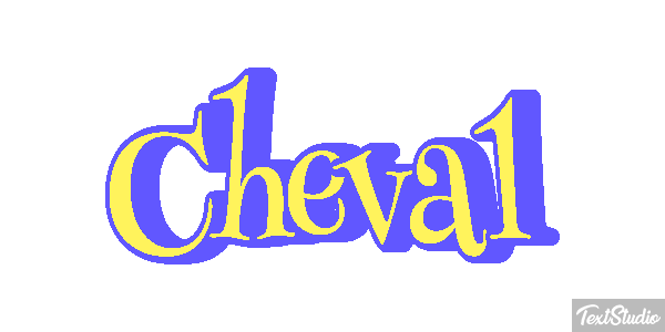 Cheval Effet de texte