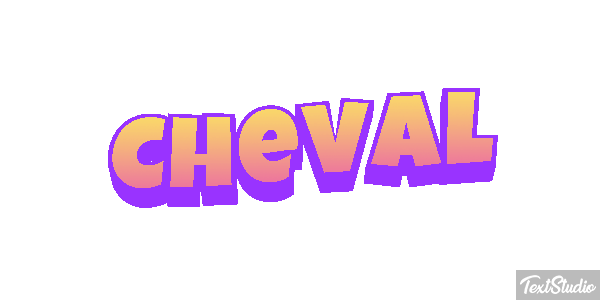 Cheval Effet de texte