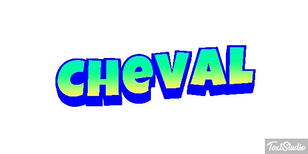 Cheval Effet de texte