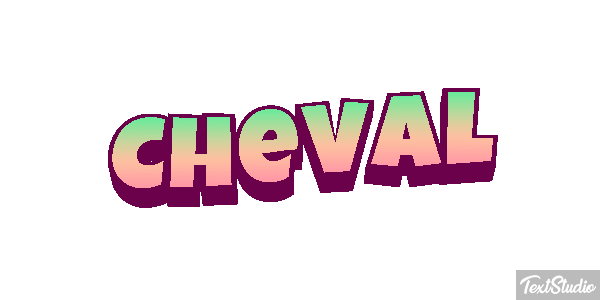Cheval Effet de texte