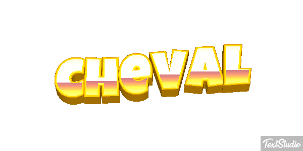 Cheval Effet de texte