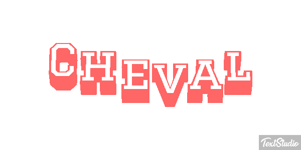 Cheval Effet de texte