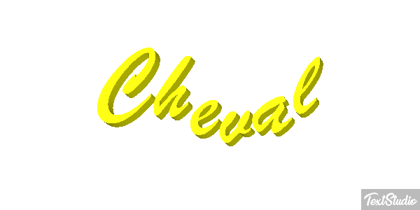 Cheval Effet de texte